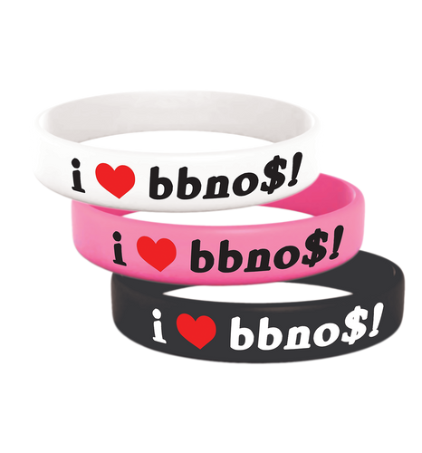 I Love BBNO$ Bracelet 3 Pack
