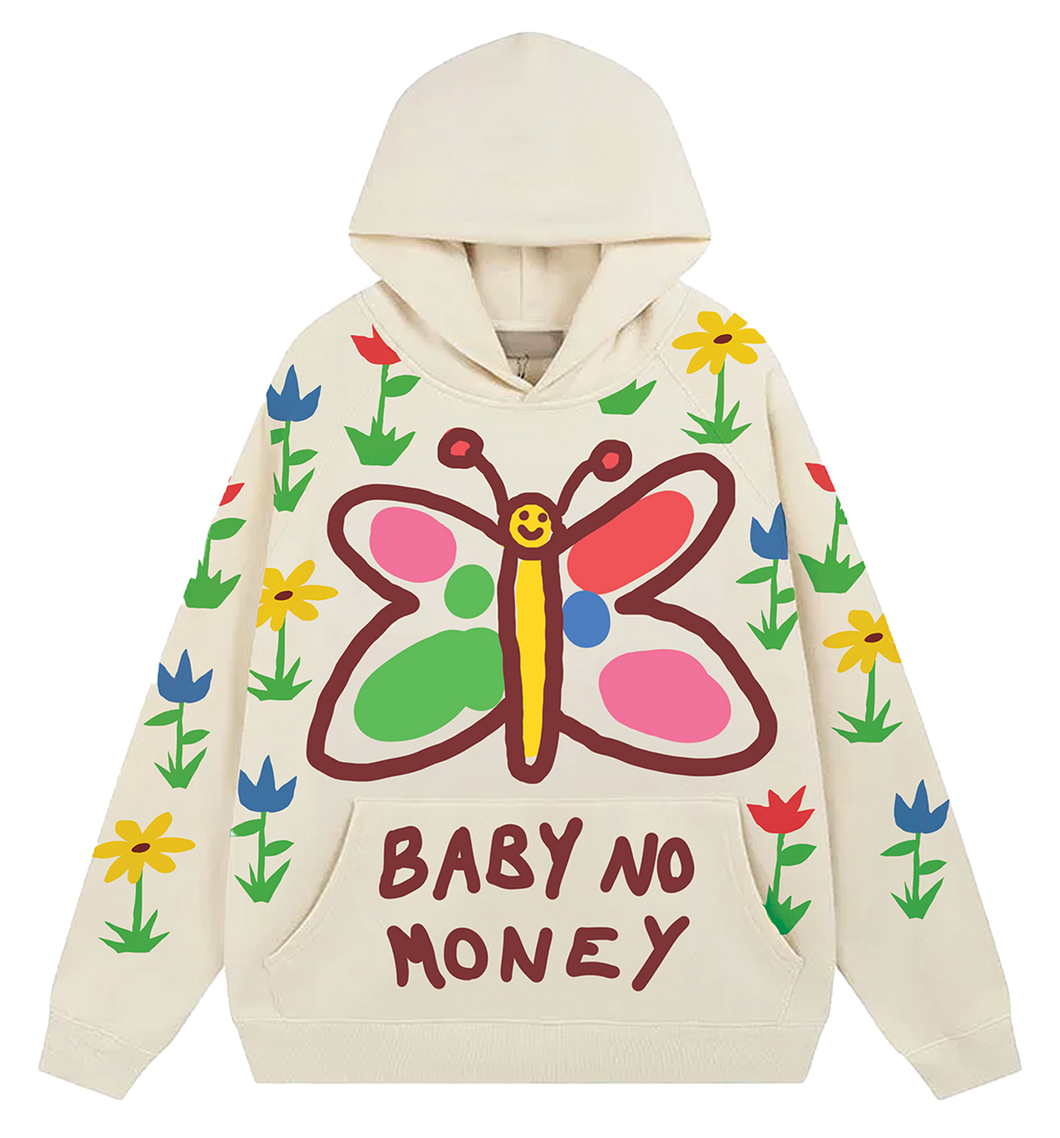 All-over Printed Butterfly Hoodie