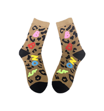 Load image into Gallery viewer, Cheetah Socks