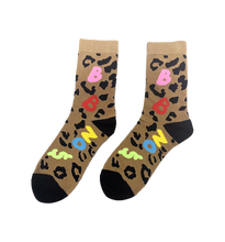 Load image into Gallery viewer, Cheetah Socks