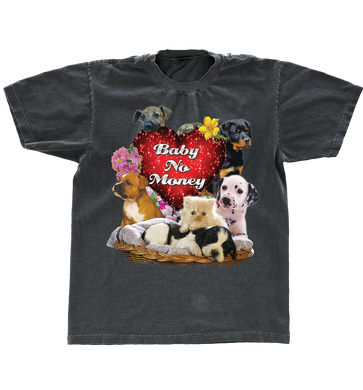 Vintage Black Puppy Tee