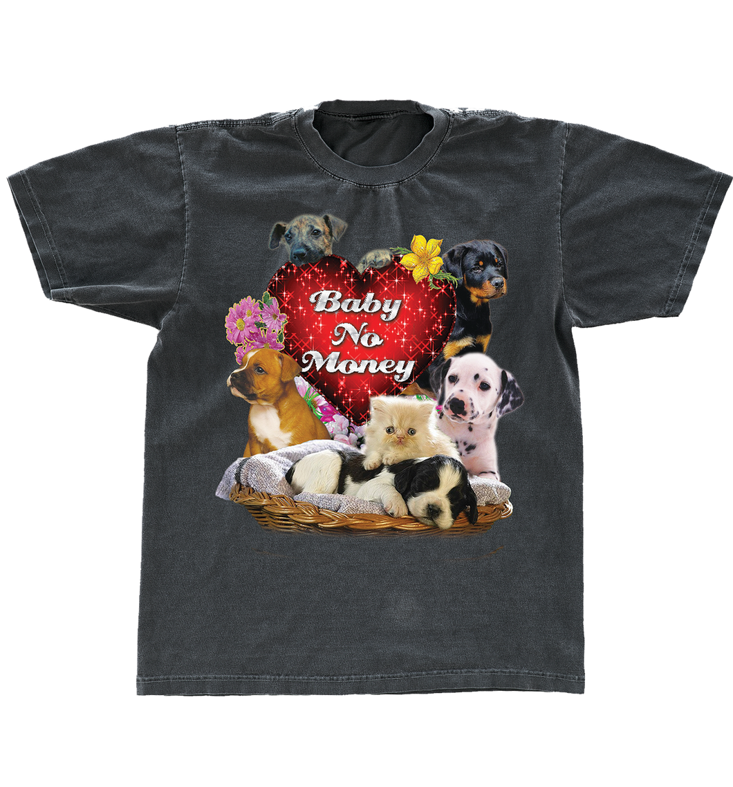 Vintage Black Puppy Tee