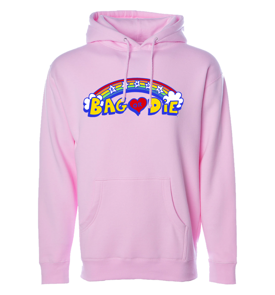 Bag Or Die Rainbow Pullover Hoodie
